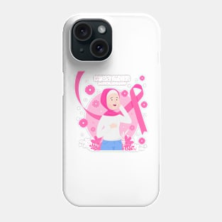 In October We Wear Pink Breast Cancer Awareness Survivor Phone Case