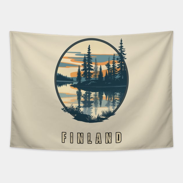 Finland Tapestry by Mary_Momerwids