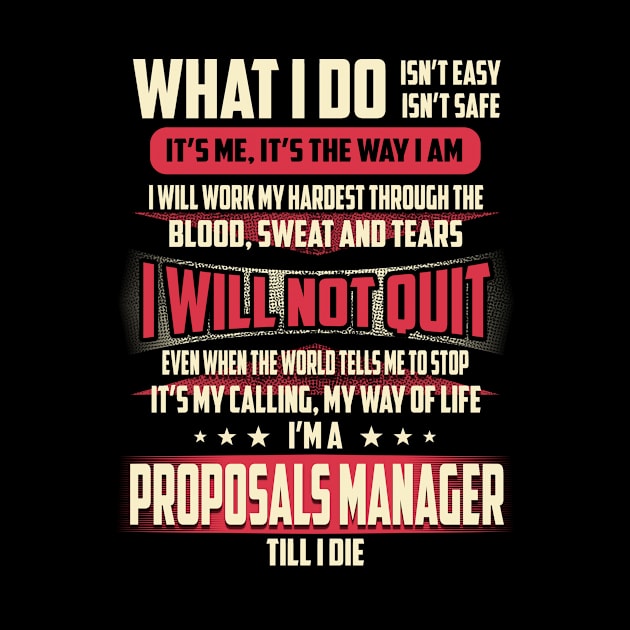 Proposals Manager What i Do by Rento