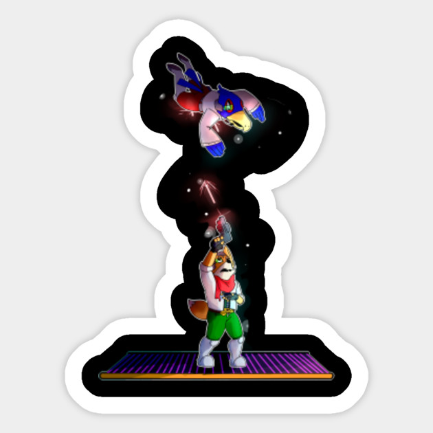 Fox Up Throw Melee Sticker Teepublic