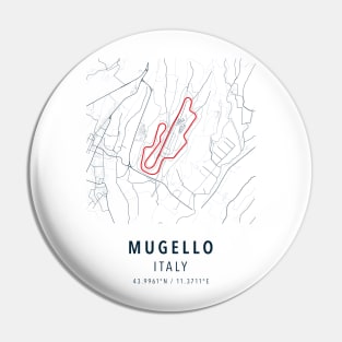 mugello simple track Pin