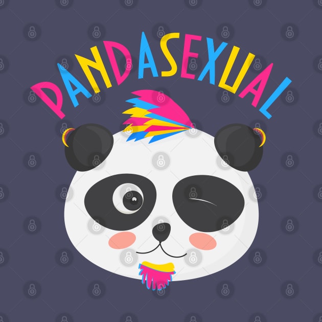 Pansexual Pride Panda by tatadonets