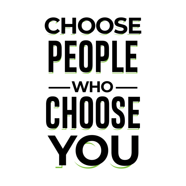 Choose People Who Choose You. typography design by A Floral Letter Capital letter A | Monogram, Sticker