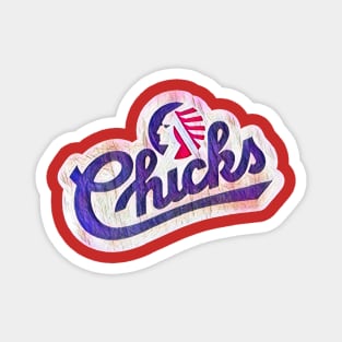 Memphis Chicks Baseball Magnet