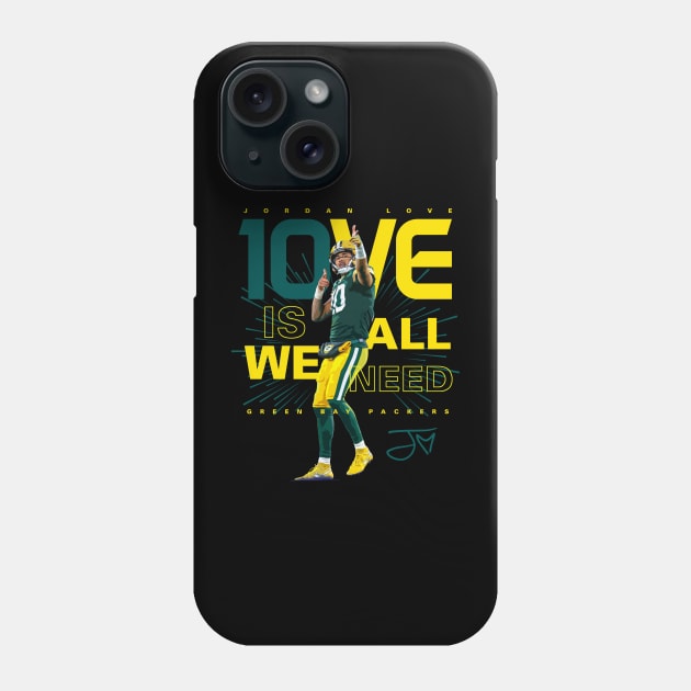 Jordan Love Phone Case by Juantamad