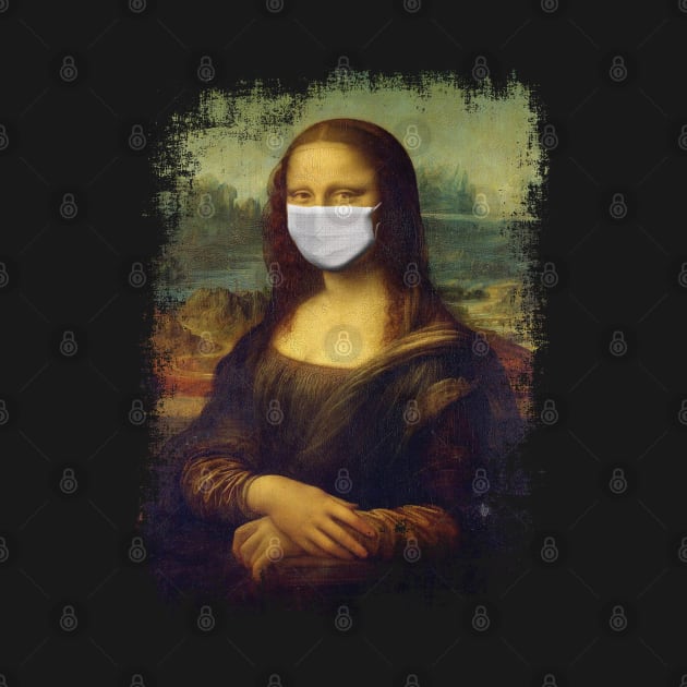 Mona Lisa With Mask by Davishasari