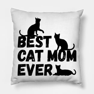 Best Cat Mom Ever Pillow