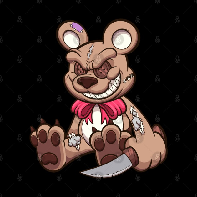 Evil Teddy Bear by TheMaskedTooner