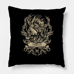 zodiac pisces Pillow