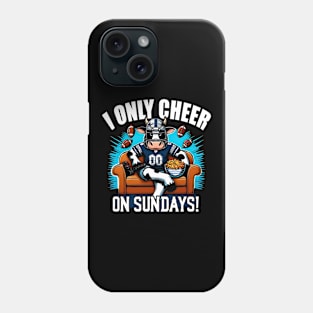 Funny Football Fan Tee - Dallas on Sundays Phone Case