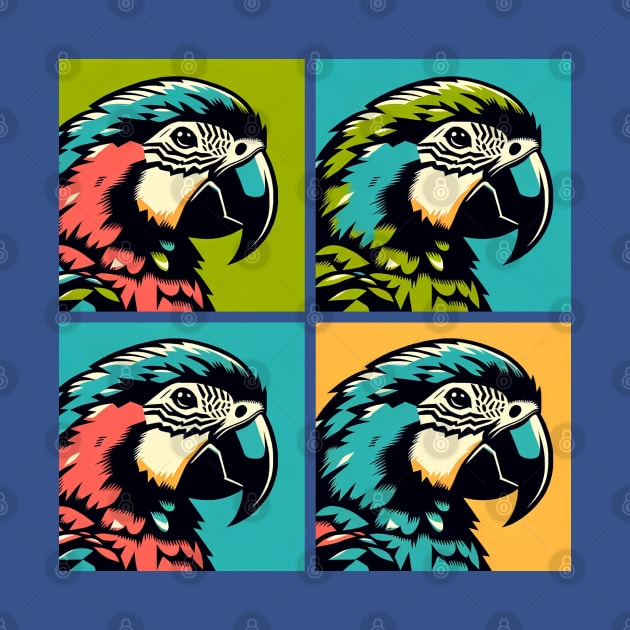 Pop Amazon Parrot Art - Cool Birds by PawPopArt