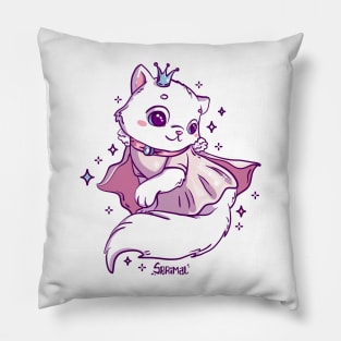 Cute cat princess is cute royal kitten Pillow