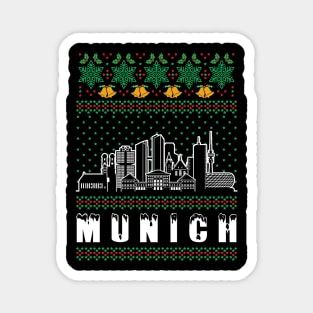 Munich Germany Ugly Christmas Magnet