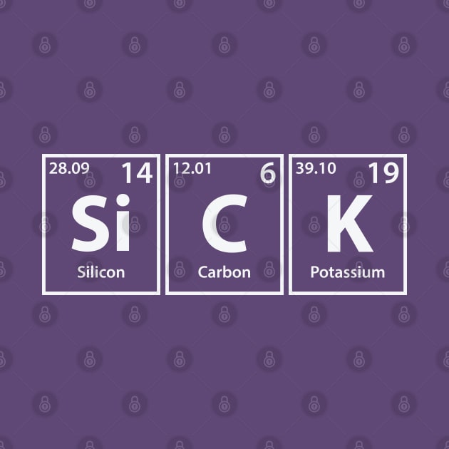 Sick (Si-C-K) Periodic Elements Spelling by cerebrands