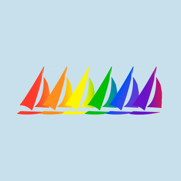 LGBT Sailor's Gay Pride by Sailfaster Designs