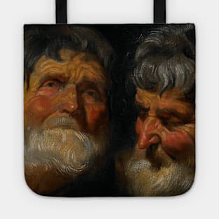 Two Studies of the Head of an Old Man by Jacob Jordaens Tote