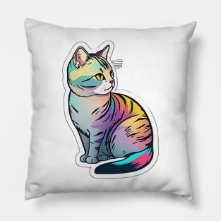 Beautiful American Short Hair Cat Pillow