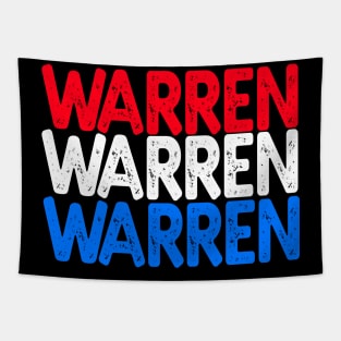 Warren Warren Warren 2020 President Election T shirt Tapestry