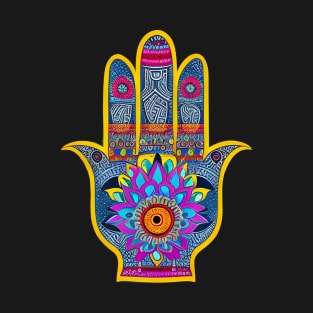 Hamsa Hand Good Luck Symbol T-Shirt