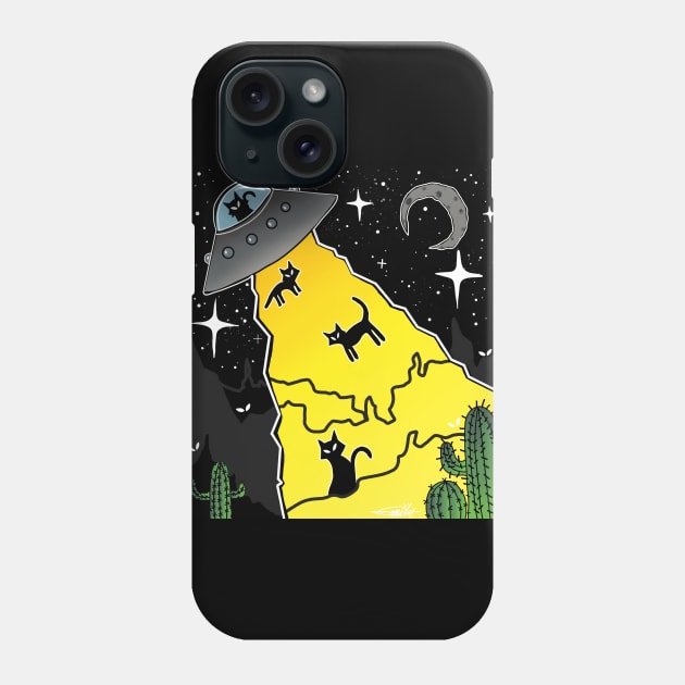 Cats are aliens Phone Case by CraftKrazie