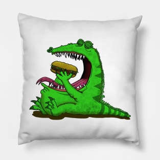 iguana Burger Pillow