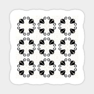 Intricate Flower Pattern Magnet