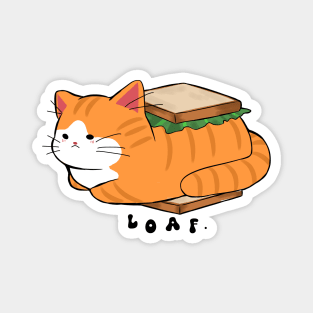 Cat Loaf Magnet