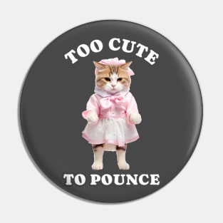 Too Cute Kitten Pin