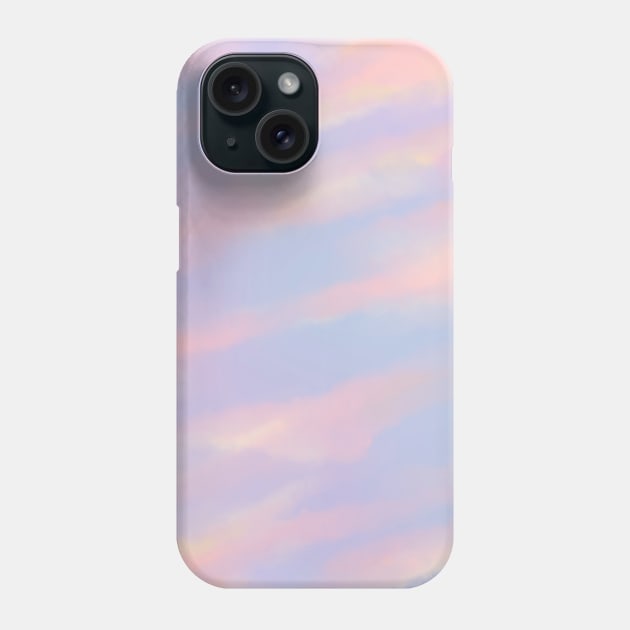 Sky Purple and Pink Sunset Aesthetic lofi art Phone Case by Trippycollage