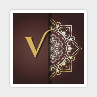 V – Mandala Monogram Magnet