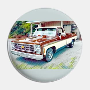 Classic 1977 Chevy C10 Pick Up Truck Pin