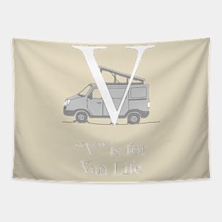 V is for Van Life Tapestry