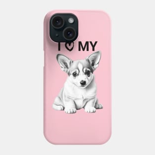 I Love My Corgi Phone Case