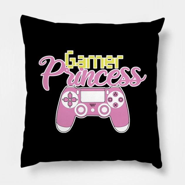 Gamer Princess Power Pillow by aaallsmiles