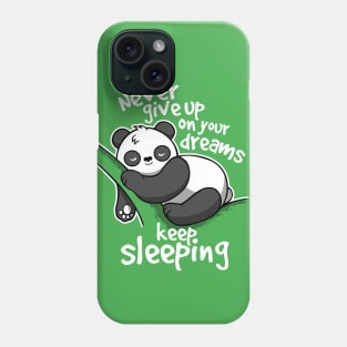 Panda keep sleeping Phone Case