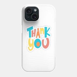 Colorful Thank You Phone Case