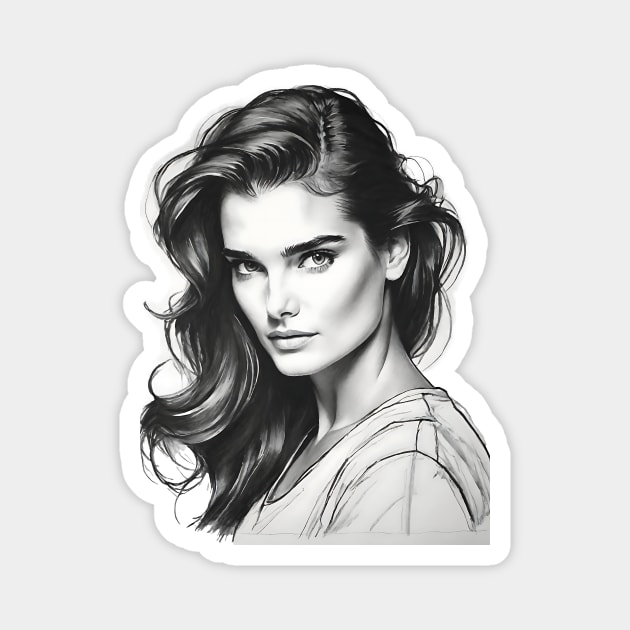 Brooke Shields Magnet by Sobalvarro