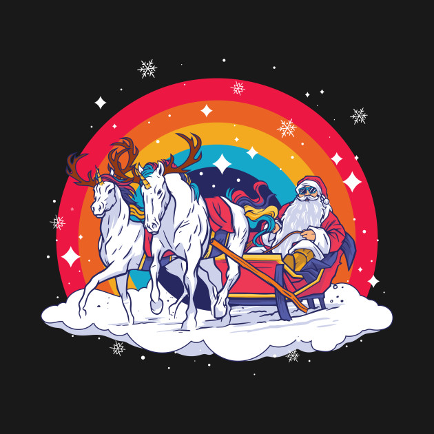 Discover Unicorn Christmas Funny Christmas Gift - Unicorn Christmas - T-Shirt