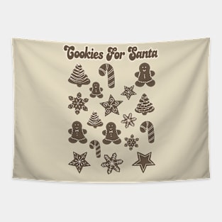 Cookies For Santa Tapestry