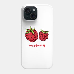 raspberry fruit Phone Case