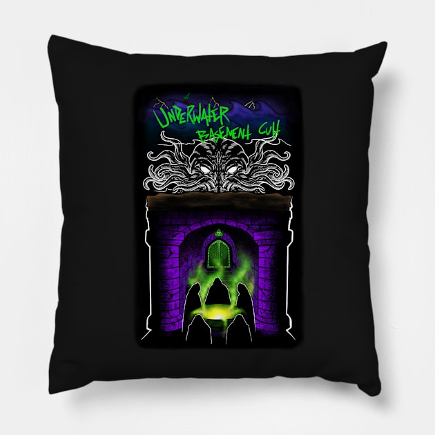 Underwater Basement Cult Pillow by RogerPrice00x