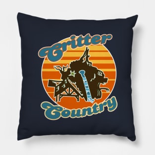Splash Mountain / Critter Country 70s Vintage Design Pillow