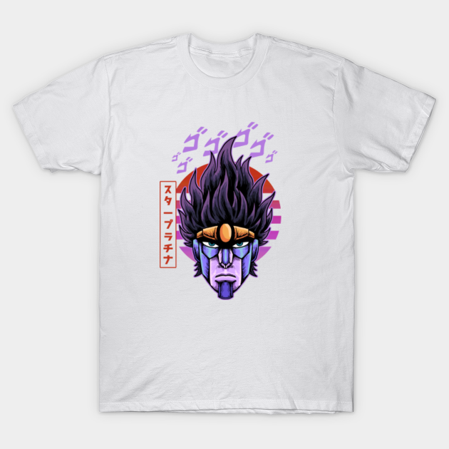 Menacing Star Platinum Star Platinum Jojo T Shirt Teepublic Fr - star platinum roblox t shirt