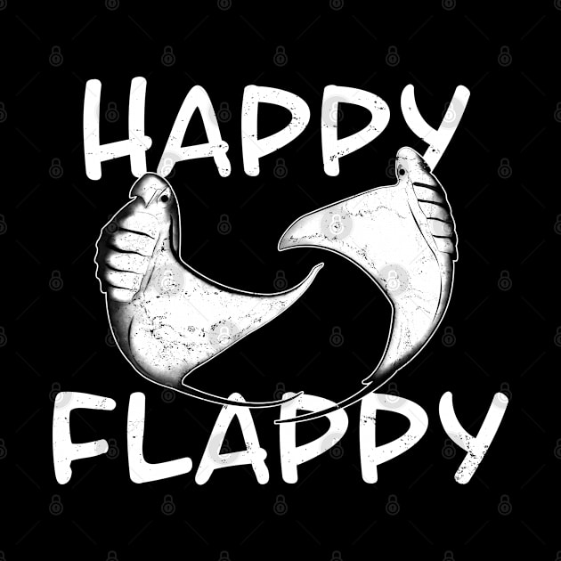 Happy Flappy Manta Rays by NicGrayTees