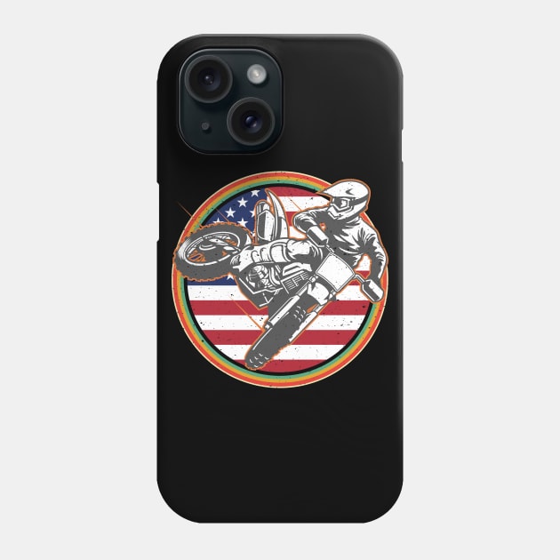 Dirt Bike Motocross Motorbike Biker Phone Case by aneisha