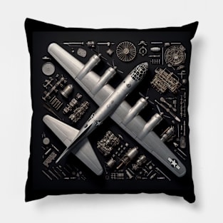 WW2 B-29 Superfortress Equipment Pillow