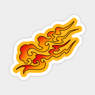 Flames Magnet