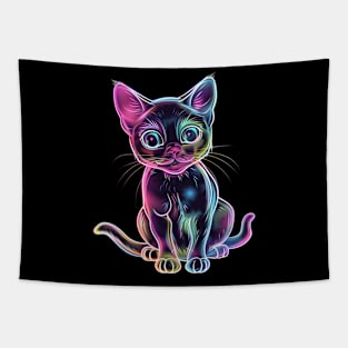 Cat Rainbow Fairy Tales Tapestry