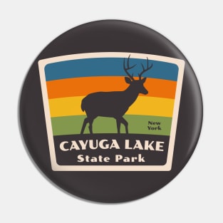 Cayuga Lake State Park New York Roaming Deer Pin