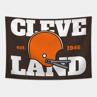 Cleveland Football Est. 1946 Tapestry